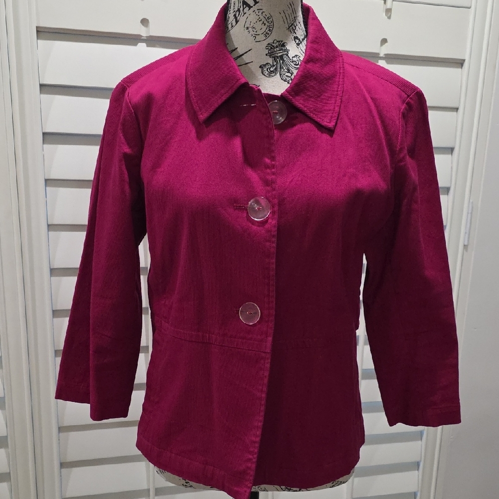 Christopher & Banks Fuchsia Blazer